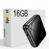 Podsłuchy - Dyktafon 16GB PODSŁUCH 500H SZPIEGOWSKI DETEKCJA - miniaturka - grafika 1