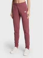 Spodnie sportowe damskie - The North Face Spodnie dresowe W Nse NF0A55GS Bordowy Slim Fit - miniaturka - grafika 1