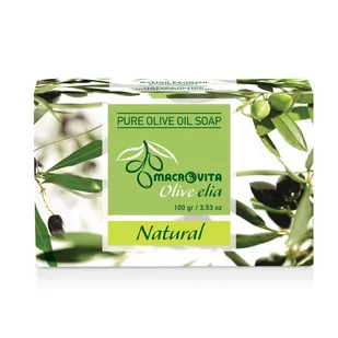 MACROVITA OLIVE-ELIA mydło z czystej oliwy z oliwek NATURAL 100g - Mydła - miniaturka - grafika 1