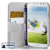 Etui i futerały do telefonów - Cadorabo pokrowiec ochronny na Samsung Galaxy S4 w kolorze białym pokrowiec ochronny na telefon komórkowy Book Case Etui Cover - miniaturka - grafika 1
