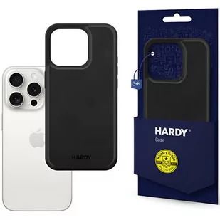 Etui 3MK Hardy Silky Leather MagCase do Apple iPhone 15 Pro Czarny - Etui i futerały do telefonów - miniaturka - grafika 1