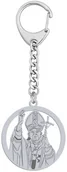 Breloki - Srebrny Brelok Papież Jan Paweł II GRAWER - miniaturka - grafika 1