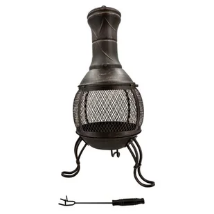 ACTIVA Ogrzewacz tarasowy 90 x 39 cm żeliwny MEXICO ACTIVA - Paleniska ogrodowe - miniaturka - grafika 1