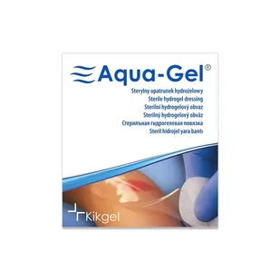Aqua-Gel Sterylny opatrunek hydrożelowy o średnicy  5 cm, 1 sztuka - Apteczki i materiały opatrunkowe - miniaturka - grafika 1