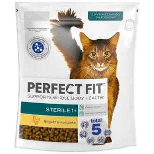 PERFECT FIT STERILE Karma sucha KOTÓW kurczak 750g - Sucha karma dla kotów - miniaturka - grafika 1