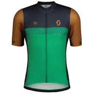 Bluzy sportowe męskie - Męska koszulka kolarska Scott Jersey M's RC Team SS Rozmiar: XL / Kolor: zielony/brązowy - miniaturka - grafika 1