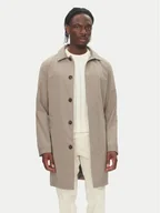 Płaszcze męskie - Lindbergh Płaszcz przejściowy 30-301137 Beżowy Relaxed Fit - miniaturka - grafika 1