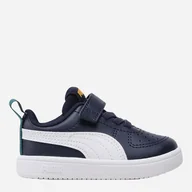 Buty dla chłopców - Buty sportowe chłopięce na rzepy Puma Rickie AC+ 38431407 23 (6UK) Niebieskie (4065449363921) - miniaturka - grafika 1