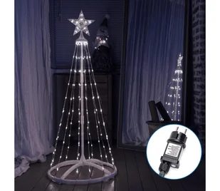 Aigostar - LED Bożonarodzeniowa dekoracja zewnętrzna LED/3,6W/230V 150 cm IP44 zimna biel - Ozdoby bożonarodzeniowe - miniaturka - grafika 1