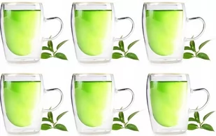 SZKLANKI TERMICZNE ZESTAW x6 DO KAWY HERBATY 300ml - Szklanki - miniaturka - grafika 1