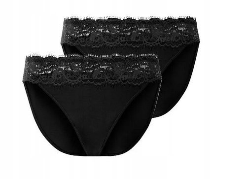 esmara Figi damskie z koronką 2 szt S 36/38