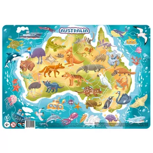 Ravensburger Puzzle ramkowe 53 elementy. DODO. Australia - Puzzle Ravensburger Puzzle ramkowe 53 elementy. DODO. Australia - Puzzle - miniaturka - grafika 1