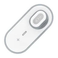 Ładowarki do telefonów - Remax 3w1 ładowarka bezprzewodowa Qi do telefonu / słuchawek AirPods / Apple Watch 38mm biały (RP-W13 white) - miniaturka - grafika 1