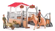 Figurki dla dzieci - Faunica Zagroda z koniem i akcesoriami - miniaturka - grafika 1