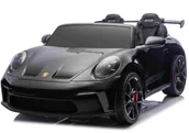 Samochody i pojazdy dla dzieci - Pojazd Porsche 911 GT3 Czarny - miniaturka - grafika 1