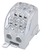 Inne akcesoria elektryczne - Simet Blok rozdzielczy - uniwersalny Al/Cu SUB 400 (82080) SIMBLOCK szary 81651002 81651002 - miniaturka - grafika 1