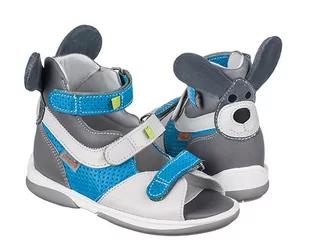 BUCIKI MEMO MAMMAL PROFILAKTYCZNO-KORYGUJĄCE SANDAŁY KANGAROO 22 - Buty dla dziewczynek - miniaturka - grafika 1