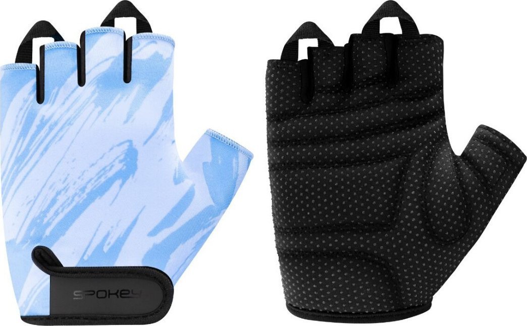 Spokey Rękawiczki rowerowe Spokey Ride czarno-niebieskie 946568-946569-946570 L