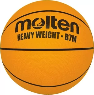 Molten Masa piłka do koszykówki, żółty, pomarańczowa B7M - Koszykówka - miniaturka - grafika 1