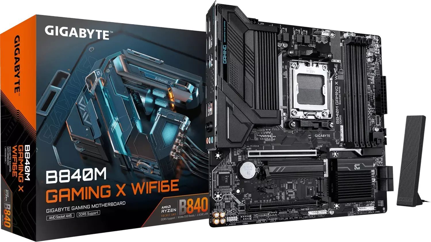 GIGABYTE B840M GAMING X WF6E AM5