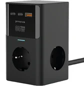 Listwy zasilające - Listwa Przeciwprzepięciowa Zasilająca Przedłużacz Cube 3x Ac 2x Usb-c Usb / Pspc36801201 / Power Cube SB10613 - miniaturka - grafika 1