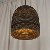 Lampy sufitowe - OSRAM Lampa wisząca BALL BELL, możliwość ściemniania, brązowy / rdzawy, papier / lunolit / lunopal - miniaturka - grafika 1