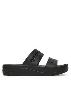 Crocs Klapki BAYA PLATFORM SANDAL 208188-001 Czarny - Klapki i japonki męskie - miniaturka - grafika 1
