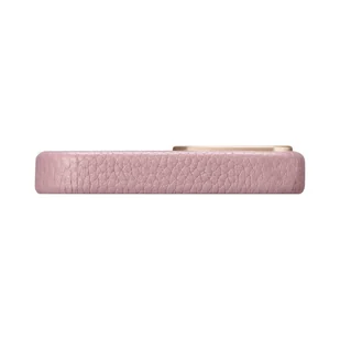 iCarer Litchi Premium Leather Case skórzane etui iPhone 14 magnetyczne z MagSafe różowy (WMI14220709-PK) - Etui i futerały do telefonów - miniaturka - grafika 3