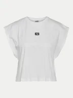Koszulki i topy damskie - Noisy May T-Shirt Speedy 27033493 Biały Regular Fit - miniaturka - grafika 1