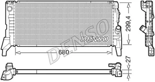 Chłodnica, układ chłodzenia silnika Denso DRM05119 - Układ chłodzenia - akcesoria - miniaturka - grafika 1