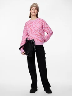 Pieces Sweter "Jeo" w kolorze jasnoróżowym - Swetry damskie - miniaturka - grafika 1
