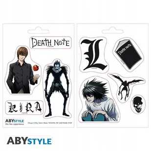Naklejki zestaw naklejek DEATH NOTE Pamiętnik Śmierci Oryginal / 2 Arkusze - Szkolne artykuły papiernicze - miniaturka - grafika 1