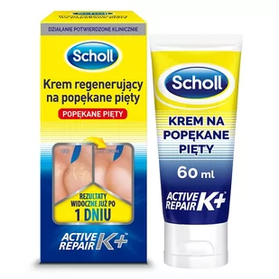 Scholl Active Repair K+ Krem Regenerujący popękane pięty 60ml - Balsamy i kremy do ciała - miniaturka - grafika 1