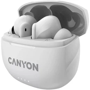 Canyon TWS-8 ENC Bluetooth 5.3 - biały - Słuchawki - miniaturka - grafika 1