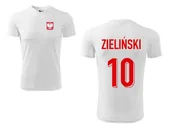 Koszulki sportowe męskie - Treningowa Koszulka POLSKA ZIELIŃSKI 10 - miniaturka - grafika 1