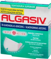 Higiena protez i aparatów ortodontycznych - Podkładki samoprzylepne Algasiv Denture Adhesive Seals do utrwalający protezy zębowe 18 szt (8413853500009) - miniaturka - grafika 1