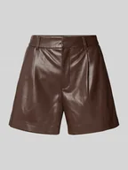 Spodenki damskie - Szorty o kroju regular fit z imitacji skóry model ‘SMOOTH’ - miniaturka - grafika 1