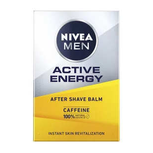 Nivea MEN ACTIVE ENERGY ENERGETYZUJĄCY BALSAM PO GOLENIU 100ML - Balsamy po goleniu - miniaturka - grafika 1