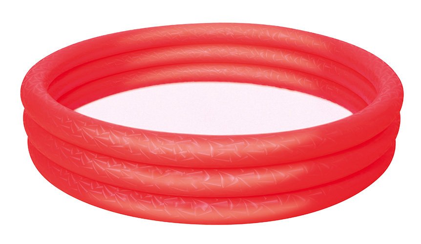 Bestway Bestway, basen dziecięcy, pompowany, okrągły, czerwony, 183x33cm