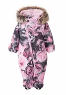 Kombinezony dla dzieci - Kombinezon dziecięcy BERRY w kolorze ciemnoróżowym Lenne r.68 - miniaturka - grafika 1