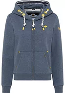 Bluzy damskie - Schmuddelwedda Bluza damska 34613743 Marine Melange, XL Marine Melange, granatowy melanż - miniaturka - grafika 1