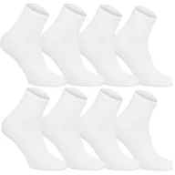 Skarpetki męskie - 8X ZESTAW SKARPETY Męskie SPORTOWE za Kostkę POLSKI PRODUCENT BIAŁY 44-46 - miniaturka - grafika 1