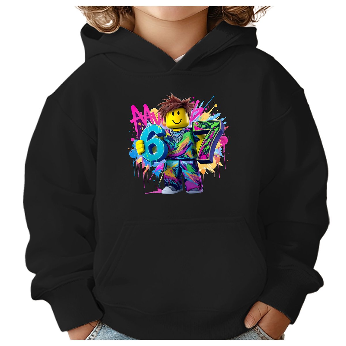 BLUZA DZIECIĘCA 67 SIX SEVEN VIRAL ROBLOX 146-152 CHŁOPIĘCA DZIEWCZĘCA