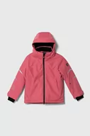 Kurtki i płaszcze dla chłopców - EA7 Emporio Armani kurtka kolor różowy - miniaturka - grafika 1