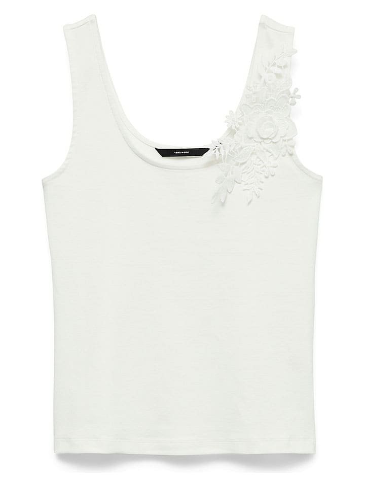 Vero Moda Top w kolorze białym