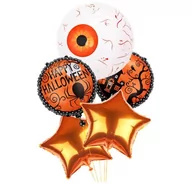 Balony i akcesoria - Zestaw Balony Balon 4D Halloween Pająk Gwiazda Oko - miniaturka - grafika 1