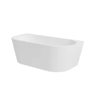 Wanny - Wanna wolnostojąca Besco Vica New 150x80 cm owalna biały połysk syfon klik klak złoty WAS-150VNZO - miniaturka - grafika 1