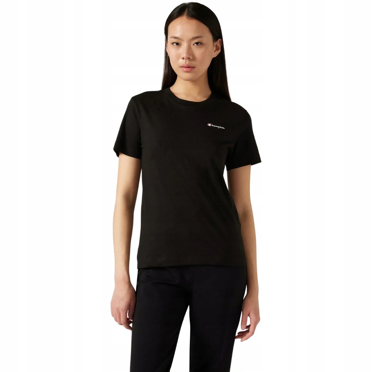 Koszulka damska Champion SS Tee czarna 118091 KK001 XL
