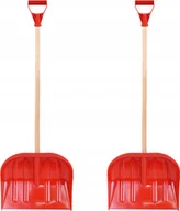 Łopaty i widły - 2x Łopata śniegowa 45cm Zgarniacz do odgarniania śniegu - miniaturka - grafika 1