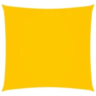 Parasole ogrodowe - vidaXL Kwadratowy żagiel ogrodowy, tkanina Oxford, 3x3 m, żółty 135577 - miniaturka - grafika 1